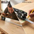 Laser Tape Measure with Green Laser Line, No-Ladder Ceiling Measuring, Side Laser for Picture Hanging, Auto-Lock 16ft/5m Metric & Imperial, with Batteries(black)
