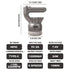 Cordless Handheld Massager, 6 Adjustable Speeds and Massage Modes
Electric Neck Massage Tool for Muscle Tension, For Shoulder, Back & Leg, Home, Office, Travel Use, Gift Idea(black)