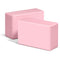 Yoga Block, 2 Pack High-Density Non-Slip EVA Foam Exercise Brick
9"x6"x3" Supportive & Lightweight Props for Yoga, Pilates, Meditation, and Stretching, Exercise Equipment for Home(pink)