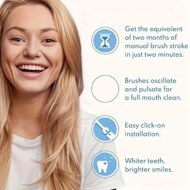Electric Toothbrush for Adults & Kids, Rechargeable Electric Toothbrush for Ages 12+ and Adults, with 8 Brush Heads, Storage Box & Charging Stand, Up to 180 Days Battery Life(black)