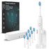 Electric Toothbrush for Adults & Kids, Rechargeable Electric Toothbrush for Ages 12+ and Adults, with 8 Brush Heads, Storage Box & Charging Stand, Up to 180 Days Battery Life(black)