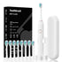 Electric Toothbrush for Adults & Kids, Rechargeable Electric Toothbrush for Ages 12+ and Adults, with 8 Brush Heads, Storage Box & Charging Stand, Up to 180 Days Battery Life(black)
