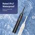 Adult Electric Toothbrush, Soft Bristle, 6 Modes, 4 Brush Heads, 2-Minute Timer, IPX7 Waterproof, USB Rechargeable with Travel Case, for Sensitive Gums(Black)