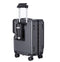 20-Inch Hardshell Luggage with Wheels – Scratch-Resistant Suitcase with Four Multi-Directional Wheels for Easy Travel(Gray)
