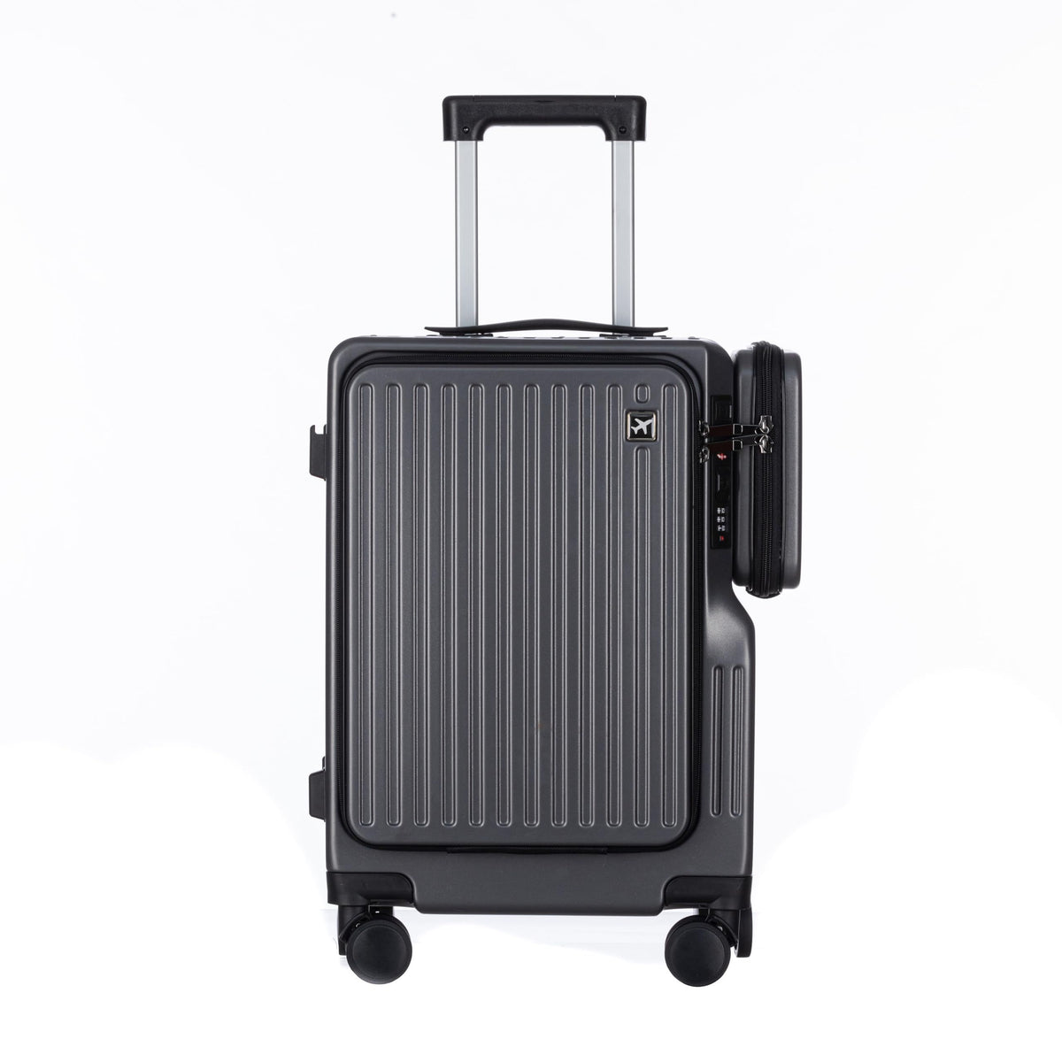 20-Inch Hardshell Luggage with Wheels – Scratch-Resistant Suitcase with Four Multi-Directional Wheels for Easy Travel(White)