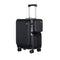 20-Inch Hardshell Luggage with Wheels – Scratch-Resistant Suitcase with Four Multi-Directional Wheels for Easy Travel(Black)