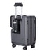 20-Inch Hardshell Luggage with Wheels – Scratch-Resistant Suitcase with Four Multi-Directional Wheels for Easy Travel(Black)