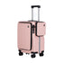 20-Inch Hardshell Luggage with Wheels – Scratch-Resistant Suitcase with Four Multi-Directional Wheels for Easy Travel(Pink)