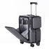 20-Inch Hardshell Luggage with Wheels – Scratch-Resistant Suitcase with Four Multi-Directional Wheels for Easy Travel(Pink)