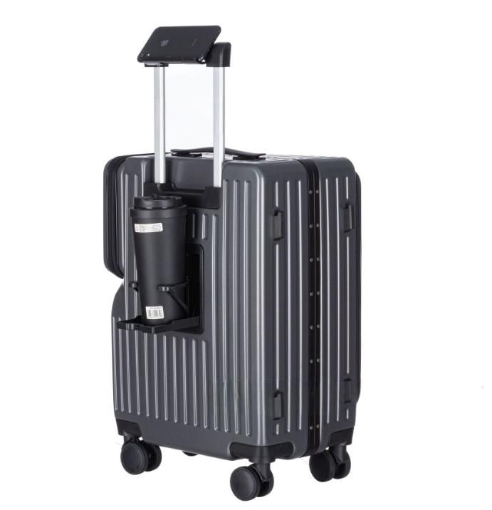 20-Inch Hardshell Luggage with Wheels – Scratch-Resistant Suitcase with Four Multi-Directional Wheels for Easy Travel(Pink)
