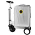 Electric Rideable Suitcase 20", 250W Motorized Scooter Luggage for Adults, Striped Design, USB Charging Expandable Carry-On with Wheels, 110kg Capacity, 12km/h(Black)