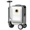 Electric Rideable Suitcase 20",250W Motorized Scooter Luggage for Adults, USB Charging expandable Carry on Luggage with Wheels, Load-Bearing Capacity 110kg-Speed: 12km/h(Silver)