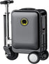 Electric Rideable Suitcase 20",250W Motorized Scooter Luggage for Adults, USB Charging expandable Carry on Luggage with Wheels, Load-Bearing Capacity 110kg-Speed: 12km/h(Silver)