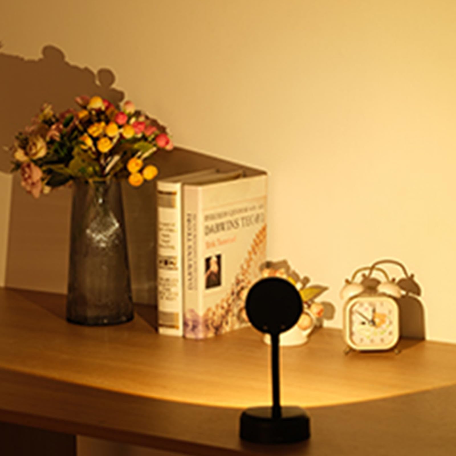 Rechargeable LED Wall Spotlight for Art – Wireless Motion Sensor Picture Light with Remote, 3 Color Temperatures, Dimmable & Adjustable Head, No Wiring Needed (Black)