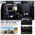 Car Back Seat Organizer with Foldable Table Tray – Universal Rear Seat Storage Bag, Multi-Pocket Holder for Tablet, Drinks & Essentials (Black)