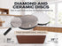 2-in-1 Knife Sharpener Set for Home & Kitchen, Sharpens Blades Fast & Easy (brown)