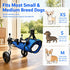 X-Small Adjustable Dog Wheelchair - Mobility Aid for Disabled Pets with Back Leg Issues - Leg Brace & Hip Support(blue)