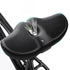 Noseless Bike Seat Wide,Padded Bike Seat for Men and Women,Bike Accessories
Memory Foam Padding Dual Shock Balls and Center Vent for Mountain Bike Exercise Bike Electric Bike(Black)