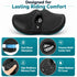 Noseless Bike Seat Wide,Padded Bike Seat for Men and Women,Bike Accessories
Memory Foam Padding Dual Shock Balls and Center Vent for Mountain Bike Exercise Bike Electric Bike(Black)