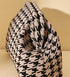 Houndstooth Knit Cloud Bag: Commute & Daily Handbag, Portable Storage Clutch (Khaki) | Other Colors Available in Store