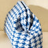Houndstooth Knit Cloud Bag: Commute & Daily Handbag, Portable Storage Clutch (Blue) | Other Colors Available in Store