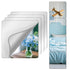 Shatterproof Acrylic Mirror Tiles 4‑Pack – 8"×8", Peel‑&‑Stick Wall Mirrors