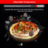 Automatic Non-Stick Pizza Maker With 12"/31cm Plate | Indoor Pizza Baking Ovens 0-15 Minutes Time Control | Commercial Pizza Grill Oven Professional Pizza Ovens With Non-slip Bottom(red)