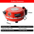 Automatic Non-Stick Pizza Maker With 12"/31cm Plate | Indoor Pizza Baking Ovens 0-15 Minutes Time Control | Commercial Pizza Grill Oven Professional Pizza Ovens With Non-slip Bottom(red)