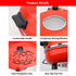 Automatic Non-Stick Pizza Maker With 12"/31cm Plate | Indoor Pizza Baking Ovens 0-15 Minutes Time Control | Commercial Pizza Grill Oven Professional Pizza Ovens With Non-slip Bottom(red)