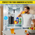 Mini Keg Growler Tap System, 64OZ Pressurized Stainless Steel Beer Keg
Durable Beer Dispenser System, with CO2 Regulator &Self-Closing Faucet, Portable, Keep Fresh, for Homebrew Draft Beer(Black)