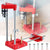 Woodworking Drill Locator Tool, Portable Precision Drill Positioner, Adjustable Hole Drilling Template for Woodworking & DIY(Red)