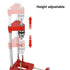 Woodworking Drill Locator Tool, Portable Precision Drill Positioner, Adjustable Hole Drilling Template for Woodworking & DIY(Red)