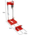Woodworking Drill Locator Tool, Portable Precision Drill Positioner, Adjustable Hole Drilling Template for Woodworking & DIY(Red)