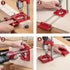 Woodworking Drill Locator Tool, Portable Precision Drill Positioner, Adjustable Hole Drilling Template for Woodworking & DIY(Red)
