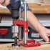 Woodworking Drill Locator Tool, Portable Precision Drill Positioner, Adjustable Hole Drilling Template for Woodworking & DIY(Red)