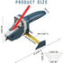 Gypsum Board Cutter with Tape Measure, Pencil and 5 Blades
Multifunctional Panel Cutter for Drywall, Built-in Tape for Precise Cuts, Complete Tool Kit with Replacement Blades(Slate Blue)