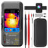 Thermal Imaging Camera Multimeter with Macro Lens, 320x320 IR Resolution with 15 Thermal Palettes, 20000 Counts with 3.98" Touch LCD, Measures Cap, AC Clamp, Temp Diode for Electrical Electronic(Dark Gray)