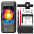 Thermal Imaging Camera Multimeter with Macro Lens, 320x320 IR Resolution with 15 Thermal Palettes, 20000 Counts with 3.98" Touch LCD, Measures Cap, AC Clamp, Temp Diode for Electrical Electronic(Dark Gray)