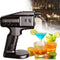 Cocktail Smoker Kit, for Smoke DIY Tools Set USB Charging Bubble Machine for Cocktail Drink, Outdoor BBQ & Home(Black)