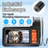8mm-5M Industrial Endoscope Camera with Light, 4.3‘’ Screen, 8mm Scope IP67 Waterproof Borescope, 2600mAh Battery Inspection Camera for Automotive, Plumbing, HVAC, Wall, Pipe(black)