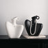 Wabi-Sabi Human Form Vase Set (Black & White) – Artistic Home Decor for Flowers | Other Luxury Styles Available in Store