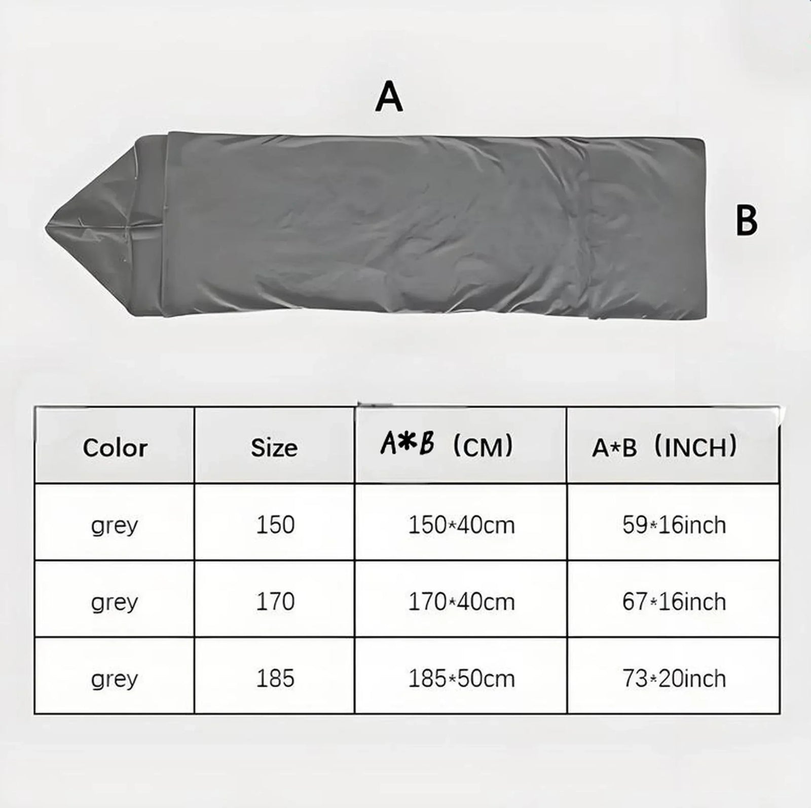 Hooded Sleep Pod: Adults Wearable Blanket – Comfy Hooded Cocoon, Cooling, Machine Washable (Grey, 170×40cm)