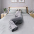 Hooded Sleep Pod: Adults Large Wearable Blanket – Comfy Hooded Cocoon, Cooling, Machine Washable (Grey, 185×50cm)