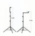 Floor Standing Phone Tripod with Swan Neck Arm – Includes Phone Clamp & Selfie Remote, Multi-Angle Stand for Live Streaming, Food Photography, Vlogging (Black)