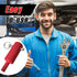 Stop Hand Cranking! Trailer Jack Drill Adapter - Effortless Electric Lift for Standard & Universal Trailer Jacks, Perfect for RV & Boat Trailers (Red)