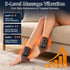 Wireless Foot & Ankle Massager with Heat & Vibration for Home & On-the-Go Comfort (black)