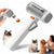 2-in-1 Dematting Comb for cats & Dogs, Self-Cleaning Deshedding Brush for Dogs & Cats, Safely Removes Mats, Tangles and Loose Fur for Long or Short Hair(White)