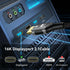 3.3FT 16K 8K DisplayPort Cable,96Gbps Ultra High Speed Braided Nylon Cord with Ethernet,Supports 16K@60Hz 8K@120Hz 4K@240Hz HDCP 2.3 & Dynamic HDR for Gaming Monitor,Graphic,PC/FreeSync/G-Sync(gray)