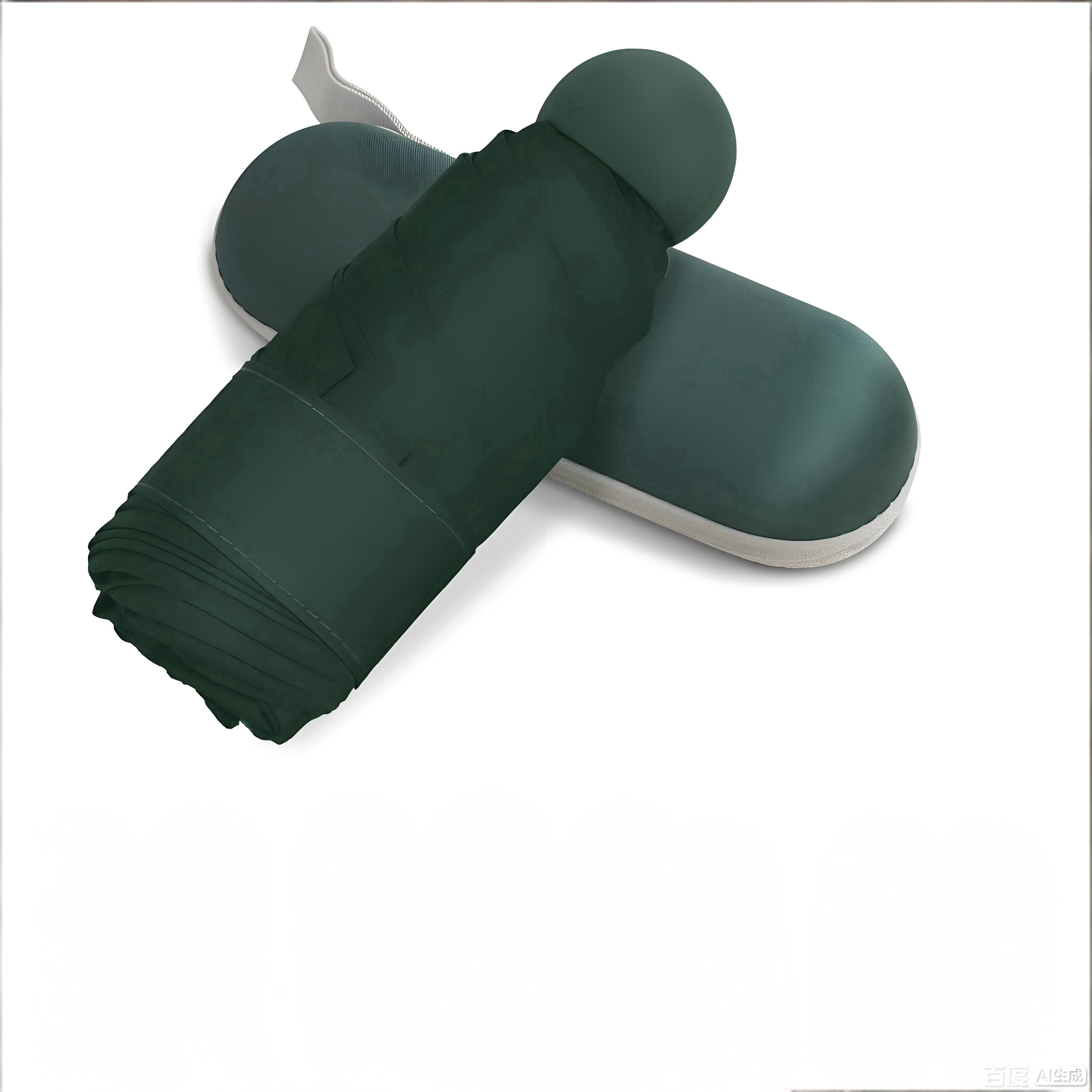 Mini Travel Umbrella – Compact Sun & Rain Protection for Women, Kids | UV-Blocking Pocket Umbrella with Case | Lightweight Foldable Umbrella（dark green）