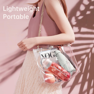 Mini Travel Umbrella – Compact Sun & Rain Protection for Women, Kids | UV-Blocking Pocket Umbrella with Case | Lightweight Foldable Umbrella（grey）